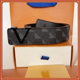 Men Designers Belts Classic fashion casual letter smooth buckle womens mens leather belt width 3.8cm with box Sa225