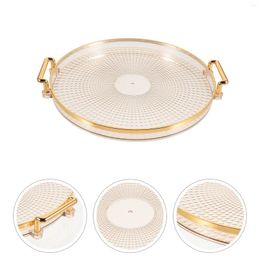 Plates Serving Plate Plastic Dishes Luxury Cake Dining Room Table Decor Snack Tray Tea Cups Trays