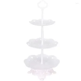 Bakeware Tools European Three-layer Cake Dim Sum Rack Fruit Plate Birthday Party Decorations Wedding Dessert Table