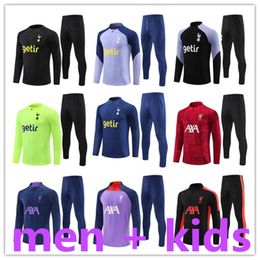 23 24 Tottenham Spurs kits tracksuit long sleeve retro training survetement foot chandal tuta designer jacket maillot Soccer football jersey men and kids