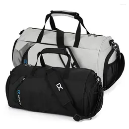 Duffel Bags Sports Gym Bag Dry And Wet Separation Cylindrical Travel Portable Weekender Carry On Shoulder For Ourdoot Busi