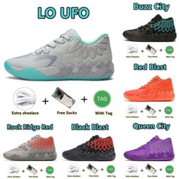 Lamelo Sports Shoes Rick x Lamelo Ball Mb.01 Mens Basketball Shoes Queen Black Lo Ufo Red Blast Rock Ridge Not From Here Sport Trainner Sneakers 40-46