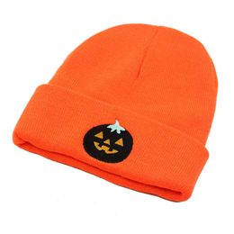Halloween Hats Are Funny And Cute For Kids And Adults Halloween Pumpkin Skull Knitted Hat Autumn And Winter Outdoor Warmth For Men And Women Woollen Hat Cover Cold Hat