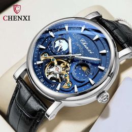 Starry Sky Male Wrist Watch Tourbillon Moonphase Automatic Mechanical Watches for Men Chronograph