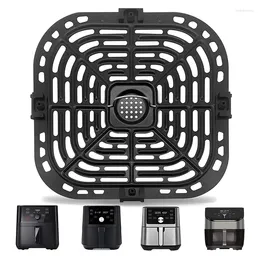 Double Boilers Air Fryer Accessories Rack Grid Frying Plate Steaming Mats Grill Cooking Pan Round