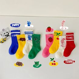 Kids Socks 4 Pairs /lot Cute Baby Girls Socks Autumn Winter Cotton Children Socks Infant Toddler Boys Socks Kids Socks 231021