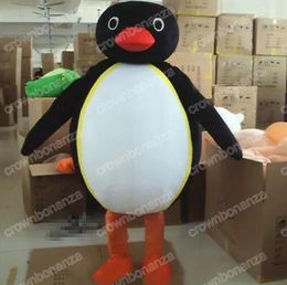 Performance Black Penguin Mascot Costumes Halloween Cartoon Character Outfit Suit Xmas Outdoor Party Outfit Unisex Promotional Advertising Clothings