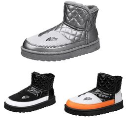 designer Men Snow boots Mens boots slugged bottom platform Warm shoes mens black white green orange Winter boots Outdoor shoes