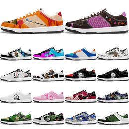 custom clean Bright Casual Diy shoes mens womens white red black outdoor sneakers sports trainers 39756