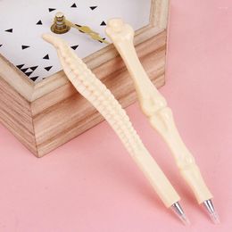 Pcs/Set Funny Lifelike Bone Shape Ballpoint Pen School Office Writing Supplies Stationery Gift Ballpen