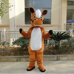 Halloween Cute Horse Mascot Costume High Quality Cartoon theme character Carnival Adults Size Christmas Birthday Party Fancy Outfit