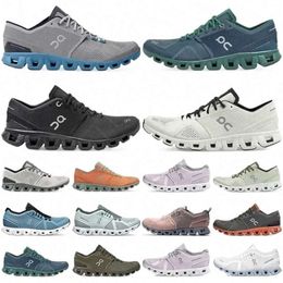 Cloud X1 Shoes on for Triple Black Asphalt Grey Alon White Niagara Blue Orange Sea Pink mens breathable trainers lifestyle sports