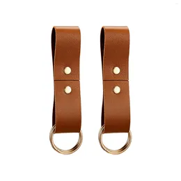 Belts 2pcs Faire Accessories Renaissance Belt Cosplay Women Girls Smooth Artificial Leather Skirt Hike Exquisite Brown Lightweight