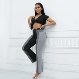 Women's Jeans Flare Pants Women High Waist Palazzo Pant Harajuku Korean Streetwear Wide Trousers Waisted Jean Aestethic Clothing