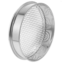 Decorative Flowers Soil Screen Sieve Fine Mesh Stainless Steel Grading Sifter Pearl Round Multipurpose Food
