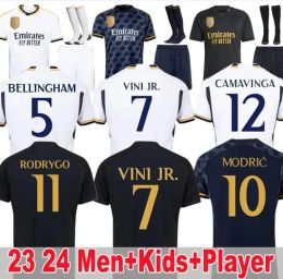 2023 2024 maillot BELLINGHAM VINI JR MBAPPE Tchouameni soccer jerseys 23/24 maillot football shirt CAMAVINGA Rodrygo MODRIC Camisetas KROOS VALVERDE men kids kit