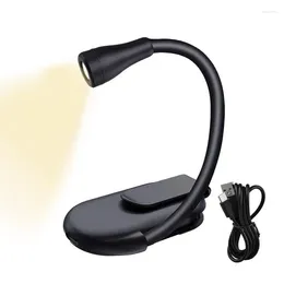 Night Lights Clip On Light Rechargeable Book USB Charging Model Travel With Stand And For Outdoor Home