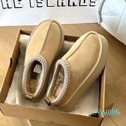 Womens Boots Slippers australia snow boot mustard seed Classic ultra mini platform booties Les Petites suede wool Shearling