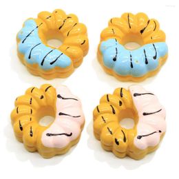 Decorative Flowers 20/50pcs Cute Candy Donut Doll Food Pretend Play Dollhouse Accessories Miniature Home Craft Decor Cake Kids Kitchen