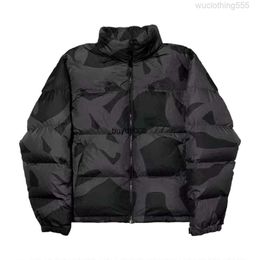 Toaj and Women's Parkas Black Hooded Zipper Letter Jacquard Tracksuit Joint Luxury Puffer Vest Outwear Windbreaker
