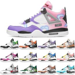 diy custom basketball shoes mid cut mens and womens Versatile fashion cool patterned breathable trainers outdoor Customised shoes 107