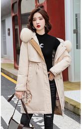 Women's Down Embroidery Print Cotton Jacket Women For Elegant Coats Winter 2023 Fashion Parkas Casual Chinese Style Jackets Female Y304