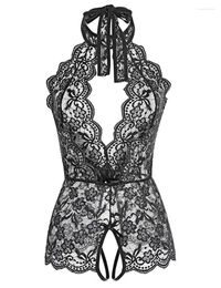 Women's Shapers Top Fashion Sexy Lace Bodysuit Backless Jumpsuit Body Shapewear Corset European And American Fun Lingerie