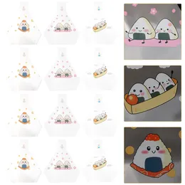 Dinnerware Sets Triangle Rice Ball Packaging Onigiri Wrappers Japanese Bulk Decoration Cookie Molds Kit Kats Chocolate