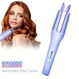 Curling Irons Automatic Hair Curler Stick Negative Ion Electric Ceramic Curler Fast Heating Rotating Magic Curling Iron Hair Care Styling Tool 231021
