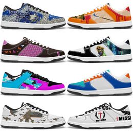 custom clean comfortable Casual Diy shoes mens womens white red black outdoor sneakers sports trainers 37803