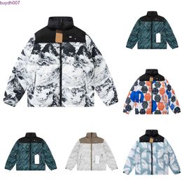 Down Parkas Jacket Mens Designer Puffer Top Windproof Fabric Long Sleeved High Collar Windbreak Thicken Couple Coat North the Face 4 Size to xxl 89zq