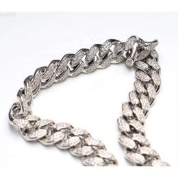 Hot Sale Diamond Cuban Link Chain New Cuban Chain Choker Necklaces Colar Hip Hop