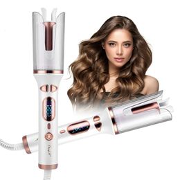 Curling Irons CkeyiN 25mm Automatic Hair Curler Ceramic Fast Heating Curling Iron 14 Levels of Temperature Professional Styling Tools 231021