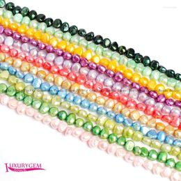 Beads Other High Quality 6-7mm 29 Colour Natural Freshwater Pearl Irregular Shape DIY Gems Strand 14" Jewellery Making Wj429Other