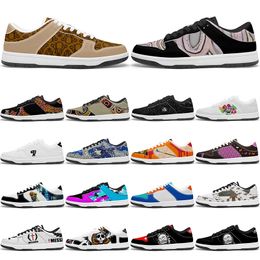 custom beautiful clean Casual Diy shoes mens womens white red black outdoor sneakers sports trainers 39757