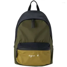 School Bags Japanese Agnesb Large Capacity Women Men's Oxford Laptop Backpacks High Middle Boys Book Computer Travel