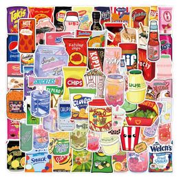 snack packaging graffiti stickers decoration luggage guitar notebook lunch box DIY waterproof stickers wholesale