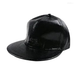 Ball Caps High Quality Leather Cap For Men Solid Winter Pu Baseball Brand Snapback Hat Bone Masculino Fitted Hats