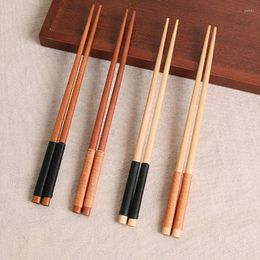 Chopsticks Japanese Wooden Black Coffee Color