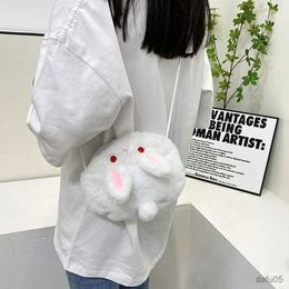 Handbags Cartoon Plush Rabbit Bags Kids Animals Crossbody Bag Girls Casual Cute Purse Bag Coin Purse Wallets Handbag