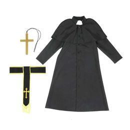 Halloween Costume Women Designer Cosplay Costume Style Children's Black Robe Role Playing Costume Cosplay Stage Costume