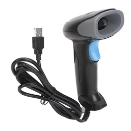 Wired Barcode Scanner Handheld 1D 2D Reader For Supermarket Express Logistics