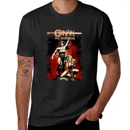 Men's Polos Conan The Barbarian T-Shirt Short Sleeve Tee Plus Size T Shirts Korean Fashion Mens Tall