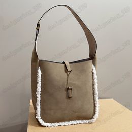 Le 5 a 7 Hobo Shoulder Bags Large Capacity Handbags Tote bag Soft Suede Underarm Satchel Wallet bucket bag Luxury Designer Women's Handbag