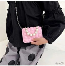 Handbags Fashion Girls Princess Handbag Children's Small Square Shoulder Bag Chain Crossbody Bags Flap Coin Purse for Kids R231023