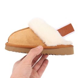 australia Kids Toddler Tasman II Slippers Tazz Baby Shoes Chestnut Fur Slides Sheepskin Shearling Classic Ultra Mini Boot Winter Mules Suede Booties girl boy YI107