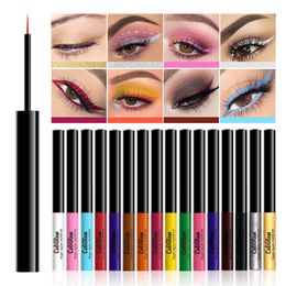 Eye Shadow/Liner Combination Colored Eyeliner Set Waterproof Eyeliner Pencil Long Lasting Matte Eye Liner Makeup Cosmetic 231020