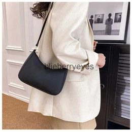 Shoulder Bags New Women's Fasion and Bags Vintage PU Leader Soul Underarm Bag Women's and Bagsblieberryeyes