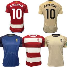 23 24 Club Team Granada Soccer 23 Gerard Gumbau Jersey 7 Lucas Boye 13 Andre Ferreira 11 Myrto Uzuni 10 Antonio Puertas 21 Oscar Melendo Football Shirt Kits Red Blue