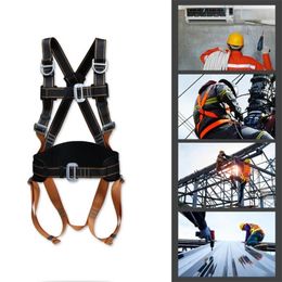 Climbing Harnesses Mountaineering Full- Safety Belt Fire Rescuing Equipment Outdoor Tree Climbing Harness Fall Caving Protection Gear 231021